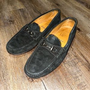 Alden Black Suede Horsebit Loafers Cape Cod Size 8 E